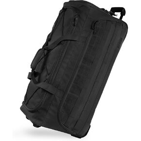 Highland Tactical Squad Rolling Duffel, Dark Green, One Size