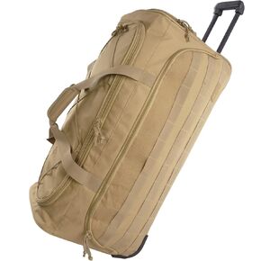 Highland Tactical Squad Rolling Duffel, Dark Green, One Size