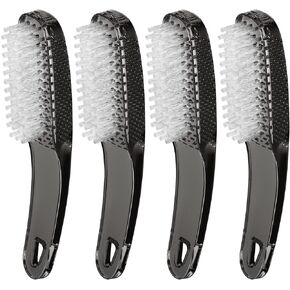 Nail Brush for Cleaning Fingernails, 4Pack Handle Grip Nail Brushes Fingernail Brush for Cleaning Nail Scrub Brush for Toes and Nails Women Men (Color1)