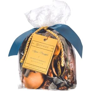 Aromatique Agave Pineapple Scented Potpourri Bag 8oz - Decorative Home Fragrance Sachet Dried Flowers, Long Lasting Room Air Freshener Deodorizer Perfect Fall Decoration or Catchall Bowl Filler Decor