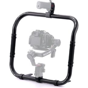 Tilta Basic Ring Grip Plus Compatible with DJI Ronin Control Kit, Improved Stability, Wireless Control, Continuous Power, Low Mode, Compatible with Other Ring Grip Accessories | TGA-PRG2