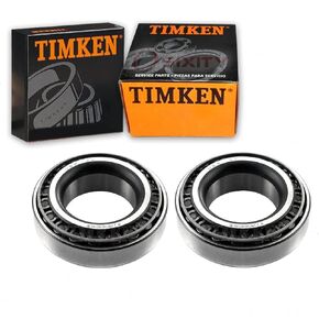 قطعتان من محامل العجلات الداخلية الأمامية ومجموعات السباق من Timken متوافقة مع شيفروليه كورفيت 1969-1982