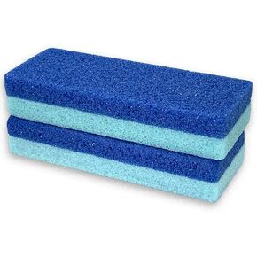 Maryton Foot Exfoliator File Scrubber Sponge Pedicure Tool Callus Remover for Feet, Salon Foot Scrub Pads Pedi Gifts for Men Women, 2pcs