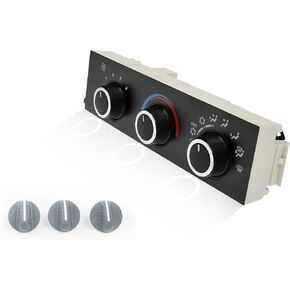 HVAC Control Module 599-217 Heater A/C Control Switch, Air Conditioning Climate Control Module Panel for Astro C4500 Kodiak 996-2020 Express Savana 1500/2500/3500/4500