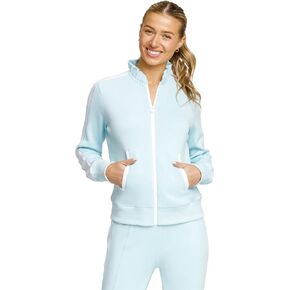 Pickleball Poppi Jacket - Workout Jackets for Women - Plush, neoprene-like Athletic Zip-Up Jackets for Women Sport