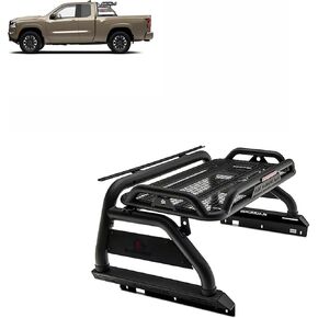Black Horse Off Road Atlas Roll Bar Black Compatible with 2022-2023 Nissan Frontier-ATR22