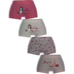 Girls Cotton Underwear Soft Shorts Kids Boxer Briefs Panties