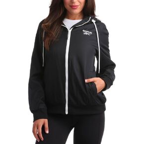 Reebok Women's Jacket – Lightweight Weather Resistant Fleece Lined Windbreaker Coat – Classic Windbreaker for Women (S-XL)