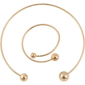 Emibele Lucky Clover Bracelet Necklace Earrings Jewelry Set for Women, Classic 4-Leaf White Gold Plated Bracelet Cubic Zirconia Studs Earrings Good Luck Pendant Necklace Mother’s Day Jewelry Gifts