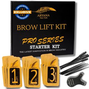 ARYANA NEW YORK Eyebrow Lamination Kit | At Home DIY Brow lamination | Instant Professional Lift For Fuller Eyebrows | Brow Brush And Micro Brushes Added
