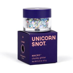 Unicorn Snot Body Glitter - Long-Lasting, Holographic Hi-Def Cosmetic Glitter for Face, Lip & Body- Glitter Lip Gloss, Metallic Eyeshadow Makeup- Iridescent Glitter,Finely Milled Sparkle, Orange(Bite)
