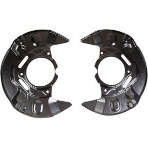 TRQ Front Brake Dust Shield Set Compatible with 05-10 Scion tC 03-08 Toyota Corolla Matrix