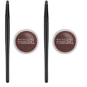 Maybelline New York Eye Studio Lasting Drama Gel Eyeliner, Waterproof, Brown 952, 0.106 oz (Pack of 2)