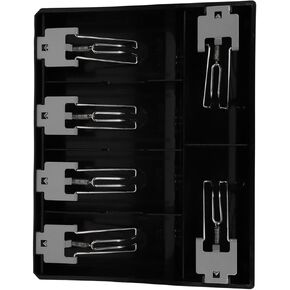Cash Drawer Tray Register Drawer Insert Tray 4 Bill Money Tray Currency Till Replacement Money Organizer Storage Box for Money Storage Black