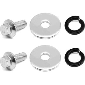 2PCS 3/4 Inch Go Kart Clutch Bolt Kit Engine Clutch and Lock Washer, Bolts for 10/12 Teeth Clutch Bolt Kit, for Minibike and Kart Engine.