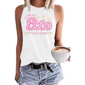 Bride Tank Tops Women Bachelorette Outfit for Bride Cute Wedding Honeymoon Gift Shirts Casual Sleeveless Crop Tank Tops