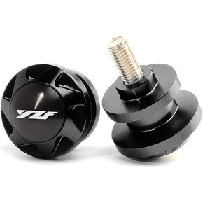 Fits For Yamaha YZF R3 R25 R6 R1 R7 YZFR3 YZFR1 YZFR6 yzfr7 Accessories Motorcycle 6MM Swingarm Spools Slider Stand (Black)