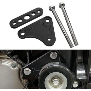 Bevinsee LS Idler Pulley Relocation Bracket for LS1 LS2 LS3 Intake Swap 4.8L 5.3L 6.0L Aluminum LS Vortec Truck Alternator Power Steering Bracket