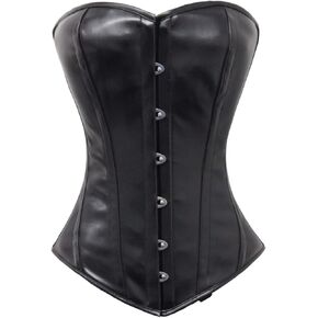 luvsecretlingerie Heavy Duty 26 Double Steel Boned Waist Training Overbust Tight Shaper Corset #9974