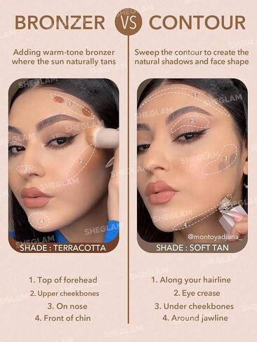 SHEGLAM Sun Sculpt Cool Toned Liquid Contour Stick Long Lasting Cream Bronzer Makeup - Camel Suede in Kuwait