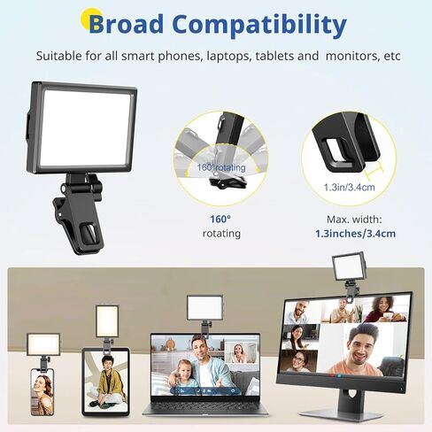 Selfie Ring Light with Tripod Stand and Phone Holder, Eicaus Tripod for iPhone with Ringlight for Live Streaming, Video Recording, Makeup, Lighting Kit Gifts for YouTube and TIK Tok in Kuwait