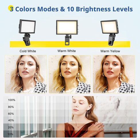 Selfie Ring Light with Tripod Stand and Phone Holder, Eicaus Tripod for iPhone with Ringlight for Live Streaming, Video Recording, Makeup, Lighting Kit Gifts for YouTube and TIK Tok in Kuwait