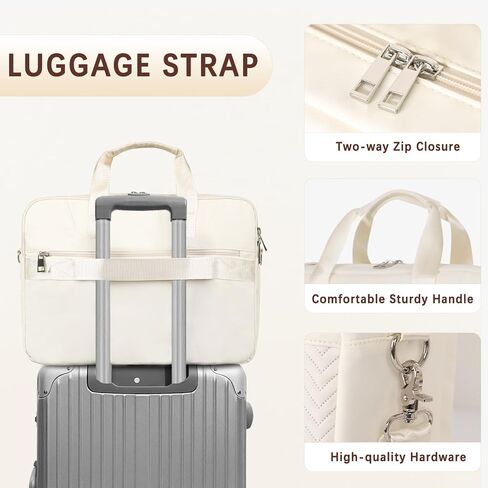 Laptop Briefcase for Women 15.6 Inch Waterproof Laptop Work Bag with Clutch Purse Computer Messenger Bag for Women in Saudi Arabia