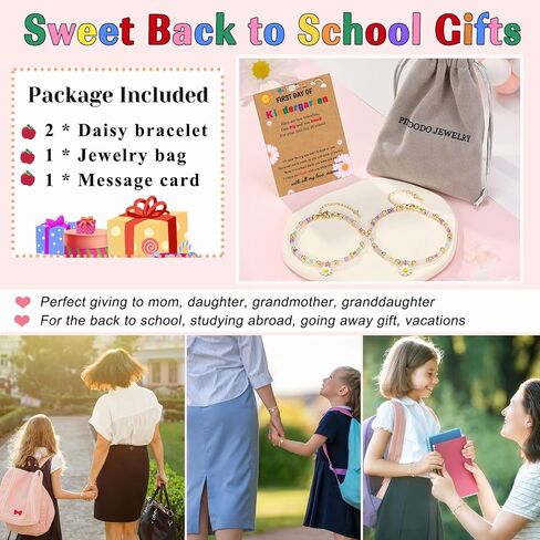 PINKDODO Back to School Gifts First Day of School Bracelet Gift for Girls in Saudi Arabia