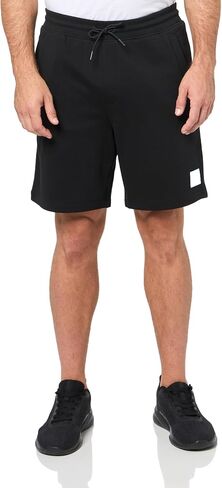 Hugo Men's Square Logo Pull on Jersey Shorts in Saudi Arabia