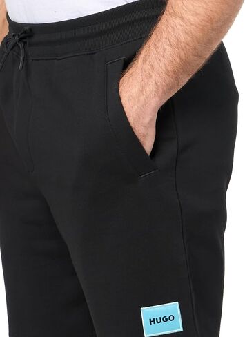 Hugo Men's Square Logo Pull on Jersey Shorts in Saudi Arabia