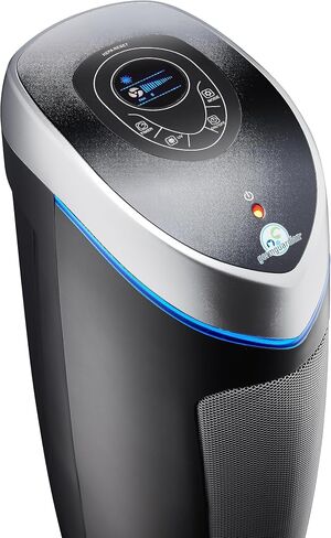 GermGuardian Air Purifier with Genuine HEPA 13 Pet Pure Filter, Removes 99.97% of Pollutants, Covers Large Rooms up to 915 Sq. ft. in 1 Hour, UV-C Light Helps Reduce Germs, 28", Black, AC5250PT in Saudi Arabia