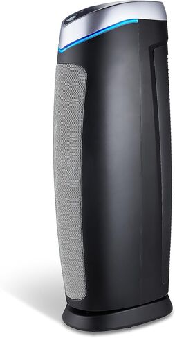 GermGuardian Air Purifier with Genuine HEPA 13 Pet Pure Filter, Removes 99.97% of Pollutants, Covers Large Rooms up to 915 Sq. ft. in 1 Hour, UV-C Light Helps Reduce Germs, 28", Black, AC5250PT in Saudi Arabia
