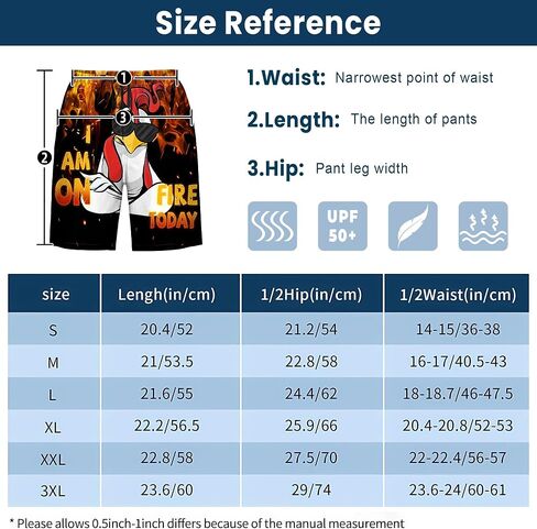 Mens Swim Trunks with Compression Liner Casual Funny Board Shorts Quick Dry Beach Swimwear with Pockets in Kuwait
