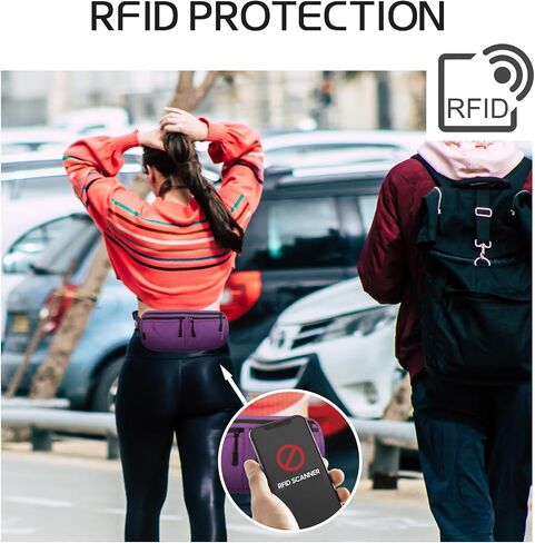 حامل جواز السفر - محفظة RFID لمنع السفر وحزام المال ومحفظة جواز السفر Airtag للرجال والنساء in Kuwait