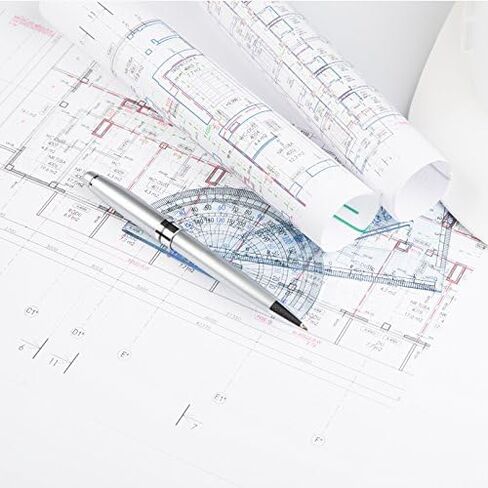 Leline's Plastic Protractor 180 Degree, 2pcs Student Math Protractors 4-inch and 6-inch Long, Clear in Saudi Arabia