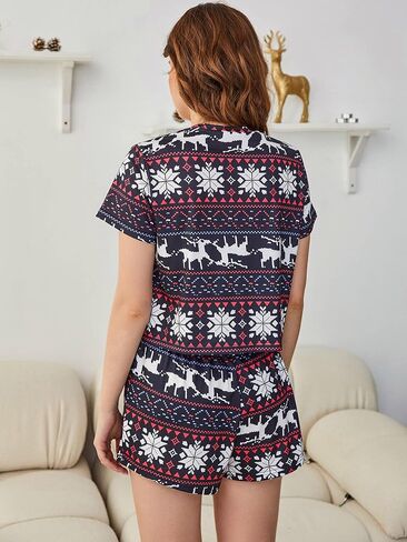 Women's Valentines Day Pajamas Short/Long Sleeve or Tank Top Sleepwear 2 Piece Pajama Set in Kuwait