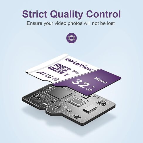 بطاقة ذاكرة Micro SD سعة 128 جيجابايت، بطاقة ذاكرة Micro SDXC UHS-I - 100 ميجابايت/ثانية، 667X، U3، Class10، فيديو عالي الدقة V30، A1، FAT32، بطاقة فلاش TF عالية السرعة P500 للكمبيوتر مع محول/كاميرا/هاتف/طائرة بدون طيار/لوحة أجهزة القياس الكاميرا/الكمبيوت in Kuwait