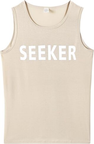 قمصان MyFav الرجالية بدون أكمام كاجوال بدون أكمام للشاطئ ورسومات العضلات تي شيرت صيفي أنيق بدون أكمام in Kuwait