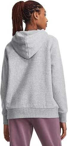 Under Armour Freedom Logo Rival Hoodie Downpour Gray/Harbor Blue LG (US 12-14) in Kuwait