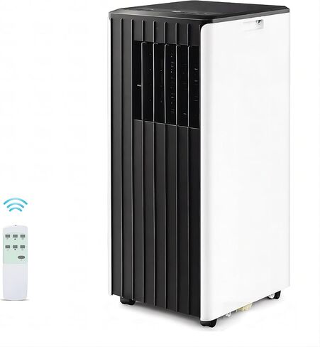 Portable Air Conditioner for Room up to 350 sq.ft, 8,000 BTU A/C Unit with Dehumidifier and Cooling Fan with 2 Speeds, 24-Hour Timer, Sleep Mode, Remote Control, Window Installation Kit in Saudi Arabia