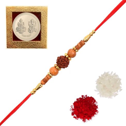 مجموعة من 1 تصميم راخي خيط، راخي للأخ، هدية راكشا باندا لأخيك، سوار راخي للأخ المحب، الأب، بهابهي، بهايا مع رولي شوال in Saudi Arabia