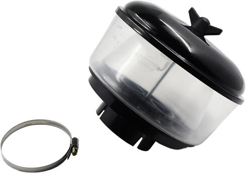 D3NN9A660E مجموعة المنظف المسبق للهواء 2.50 بوصة مدخل OD 7 بوصة وعاء 81836784 1682798M1 86620242 متوافق مع Massey Ferguson 230 240 250 253 متوافق مع Ford New Holland Donaldson H001251 in Kuwait