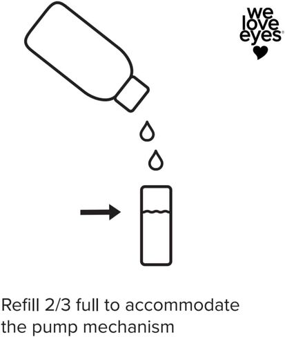 We Love Eyes - 100% Oil Free Tea Tree Water Eyelid Foaming Cleanser - For Eyelash Extension Home Care, Extend Lash Retention, Non-Irritating Formula in Saudi Arabia
