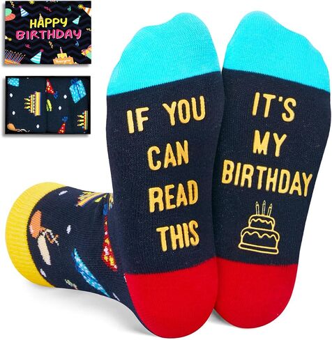 Birthday Gifts Ideas for Boys - Socks for 4-12 Year Old Boys Girls, Funny Novelty Crazy Socks for Kids Age 4-12 in Saudi Arabia