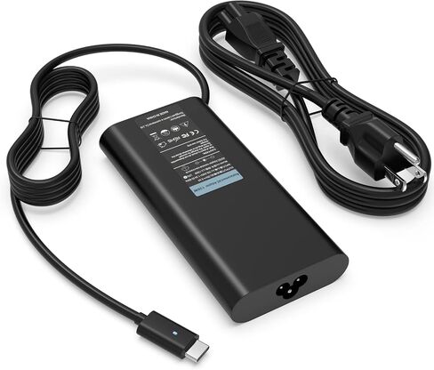 Replacement for Dell Latitude 5520 Charger, 65w USB C Laptop Charger for Dell Latitude 7400 7420 7430 5420 7370 7390 2-in-1 7410 5530 5320 5330 ha65nm170 la65nm190 Type C Power Adapter in Kuwait