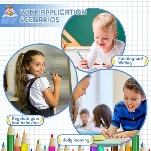 36 Pieces Chewable Clear Pencil Toppers for Sensory Kids Silicone Chewy Pencil Chew Tubes Sensory Oral Motor Chew Aid for Children and Adults with Anxiety, Autism, ADHD, Sensory Integration Issues in Kuwait