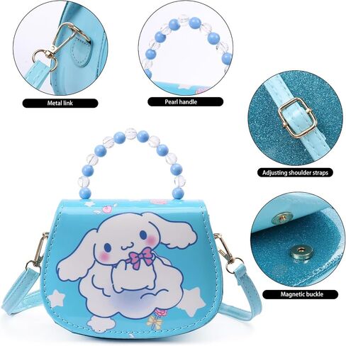 Little Girl Purse Kids Cute Cartoon Crossbody Bag Kawaii Anime Wallet Purses Toddler Shoulder Bag in Saudi Arabia