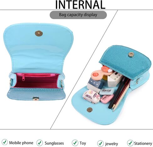 Little Girl Purse Kids Cute Cartoon Crossbody Bag Kawaii Anime Wallet Purses Toddler Shoulder Bag in Saudi Arabia