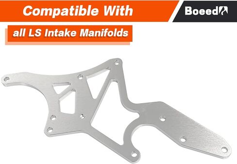 HF-014 LS Engine Serpentine Alternator Bracket Power Steering Pump Swap Conversion Compatible with Chevrolet LS1 LS2 LS3 LS6 LS7 Engines, 4.8L, 5.3L, 6.0L, 6.2L Truck & SUV Engines in Kuwait