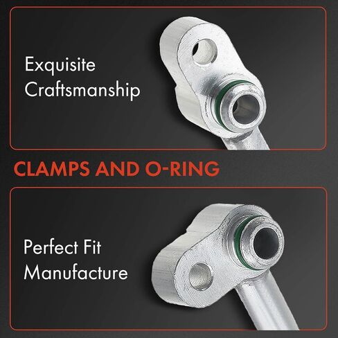 A-Premium A/C Discharge Line Hose Assembly Compatible with Honda Civic 2012-2015 L4 1.8L, Compressor to Condenser in Saudi Arabia